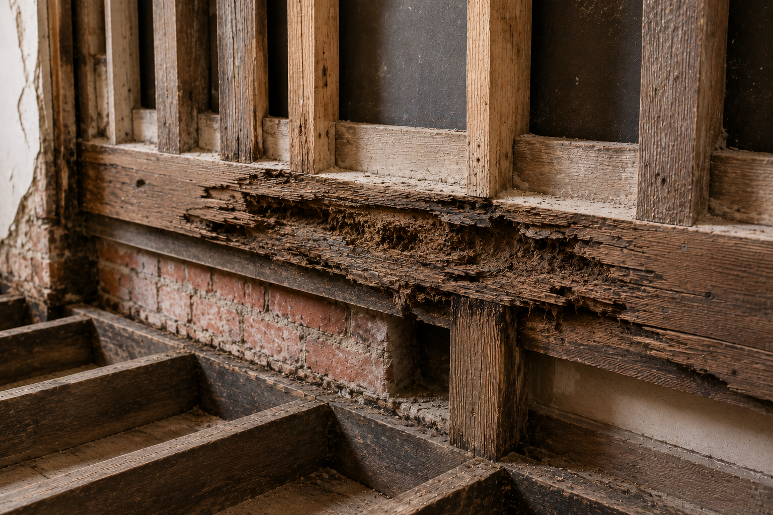 Condensation and mould around an interior window reveal